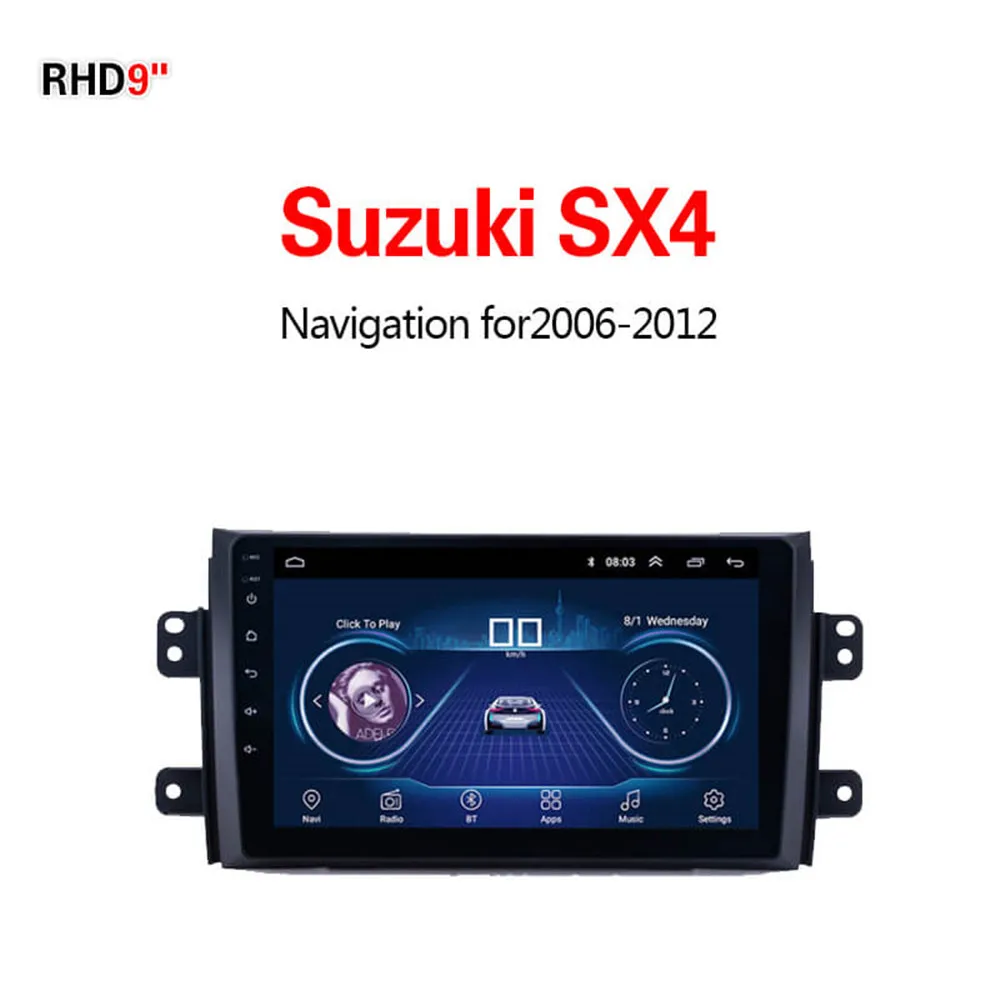 

Lionet GPS Navigation for Car Suzuki SX4 2006-2012 9Inch RS2002X