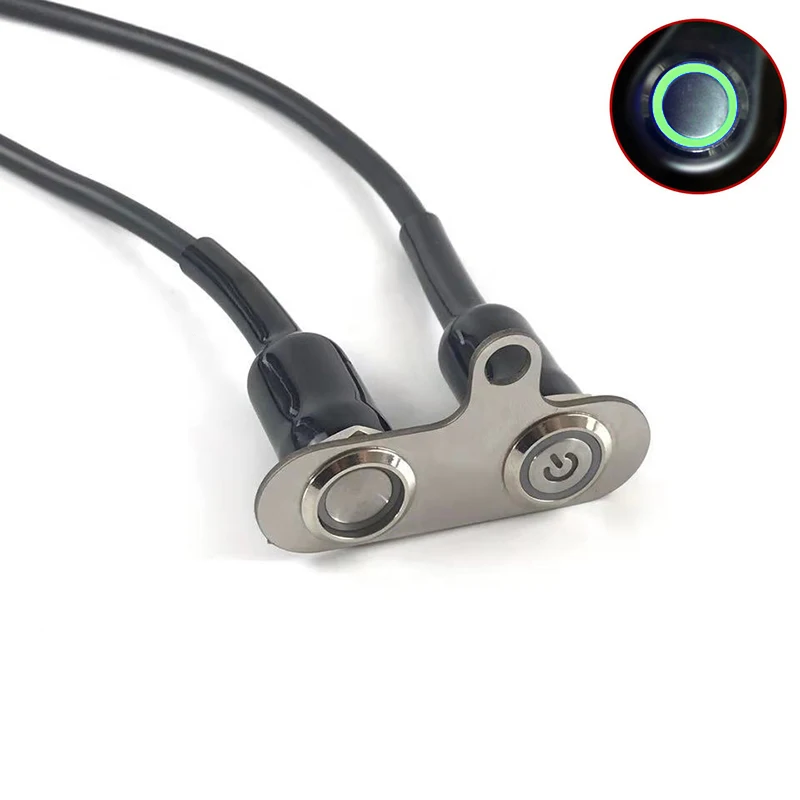 

1pcs LED Motorcycle Light Handlebar Mount Push Button Switch 12V For General Hazard Fog Light LED Switch Handlebar