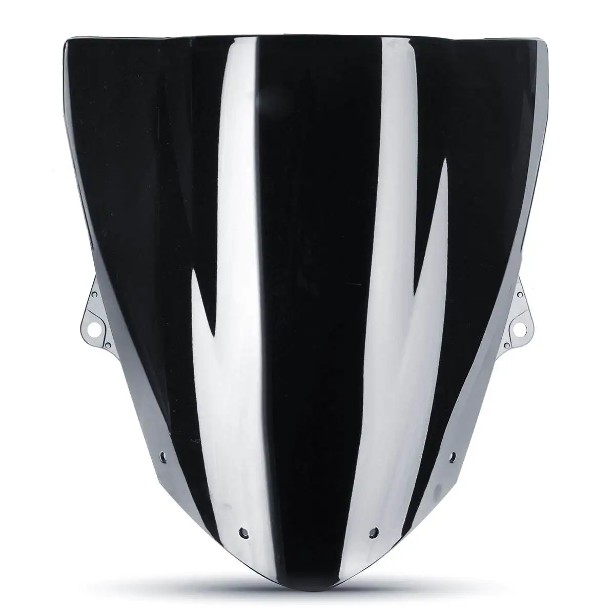 Черный мотоциклетное ветровое стекло для Kawasaki Ninja ZX6R 2009 2010 2011 2012 2013 ZX10R 2008 2009 2010