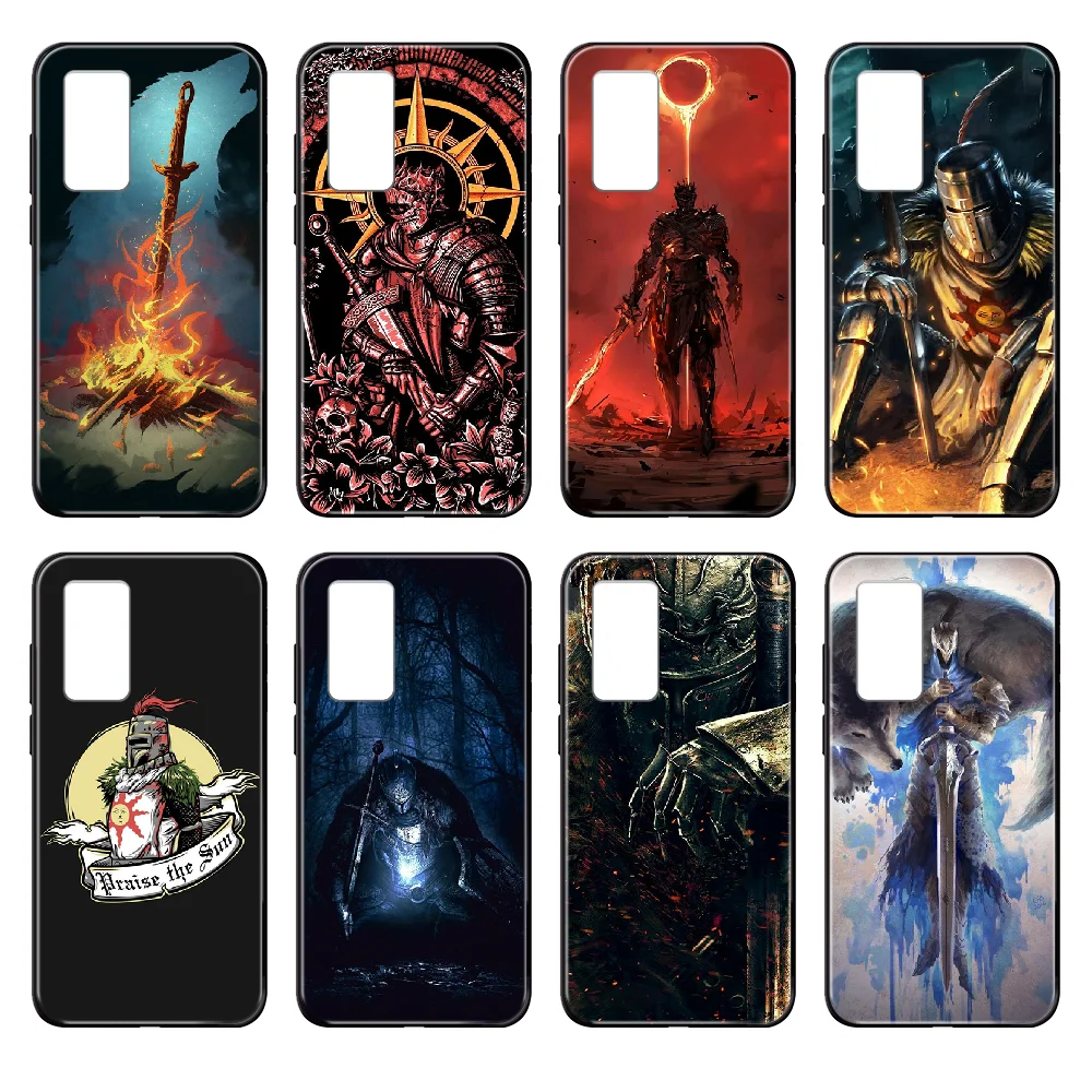 Praise the Sun Dark Souls Phone case cover hull For Huawei nova P Y 2 3 6 7 8 9 10 20 30 I Smart Plus Z Lite Pro II black | Мобильные
