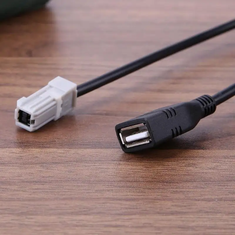 USB Кабель адаптер 90 см для Toyota Camry Corolla Prius Sequoia Sienna Tacoma Yaris 2012 13 автомобильная