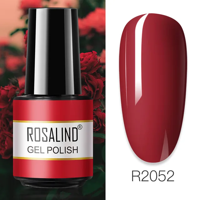 ROSALIND Primer Top Base Coat 7ML Gel Nail Polish For Manicure Long Lasting Nail Art Salon Gel Varnish UV LED Color Gel Polish RAR2052