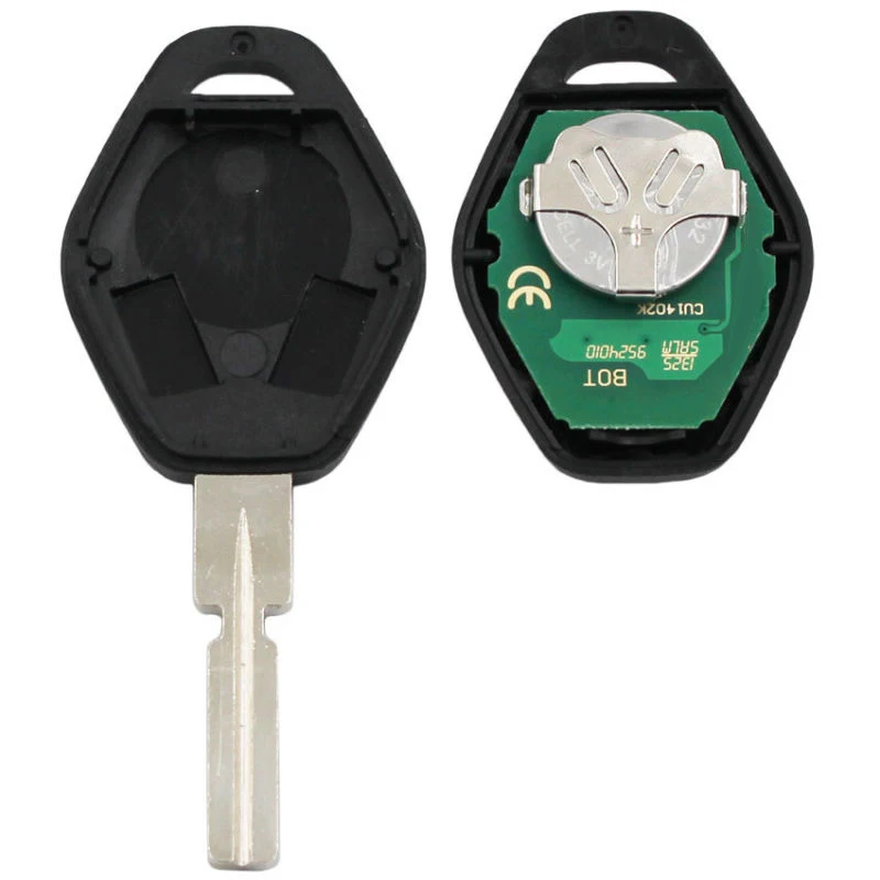 

For BMW 3 5 7 SERIES E38 E39 E46 433MHZ HU58 Remote Key 3 Button Full Replacement Plastic ID44 CHIP Fob Brand New