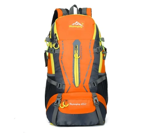 Orange 45L сумка для альпинизма на открытом воздухе, 6 цветов, Водонепроницаемый Рюкзак Для Путешествий, Походов, походов, спортивная сумка На открытом воздухе - Цвет: Orange