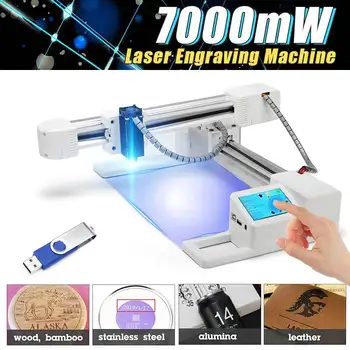 

3W/7W Professional Cnc Router Laser Engraver Cutter Laser+Engraving+Machines Mark Printer 155MM*175MM Area Woodworking Tools