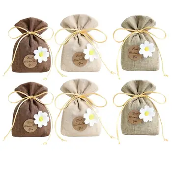 

6Pcs Empty Lavender Sachet Bag Fragrance Sachet Wardrobe Hangings for Home Car