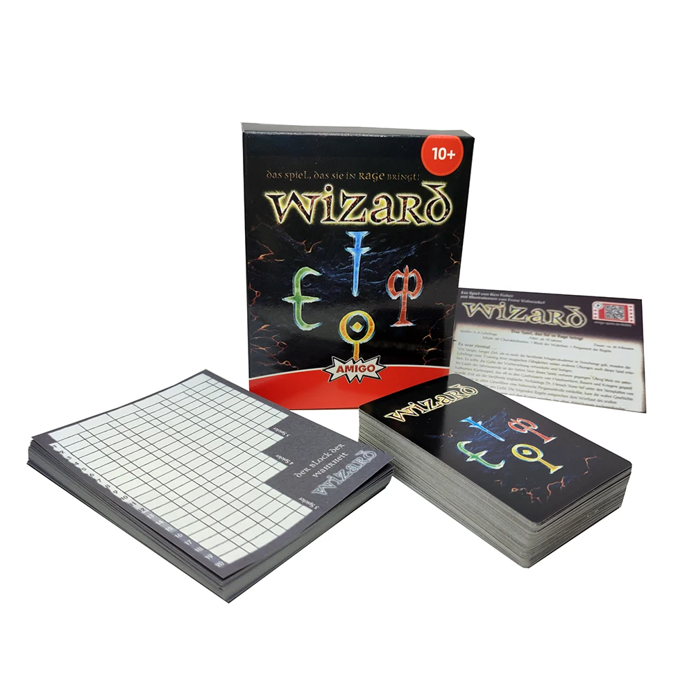 Wizard Cardgame Party Entertainment Card GamesBoard German Version Amigo. 