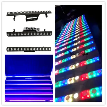 

12 pcs with flightcase 14x5w 3 in 1 led strip wall wash light modern led wall washer strip light led wallwash rgb dmx