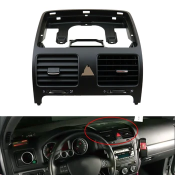 

Black Front Central Dashboard Air Outlet Vent for Jetta Golf Rabbit MK5 1KD819728