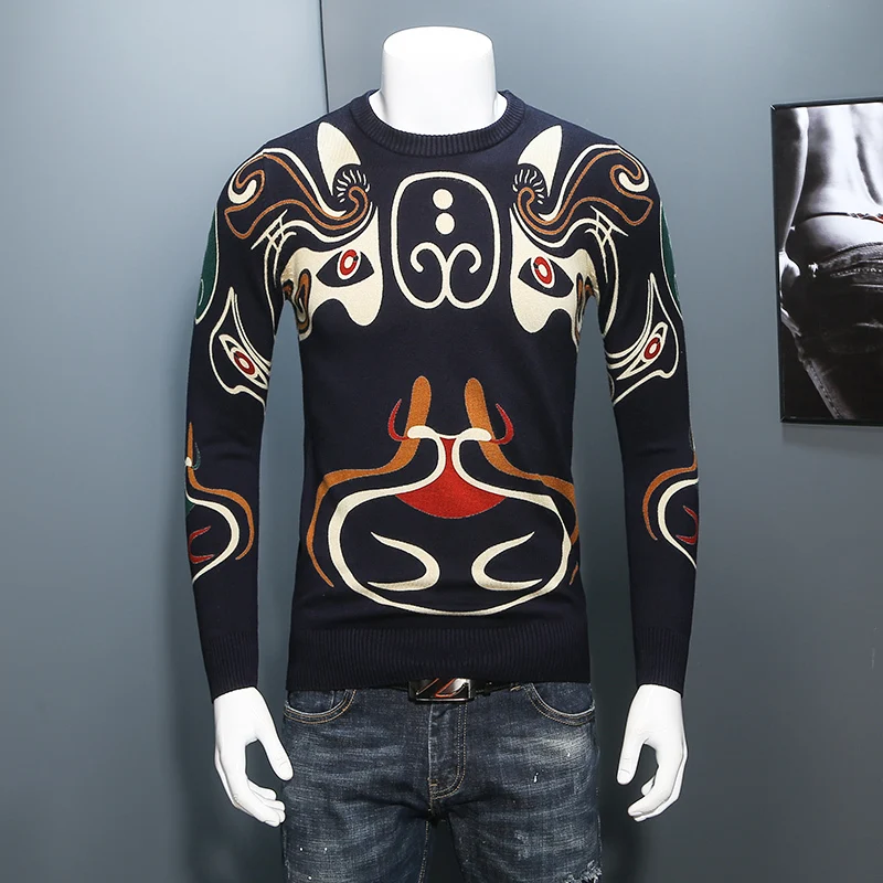 Режим теплый Breien джемпер Mannen Trui зимний Ronde Hals Gebreide Truien Mannelijke Toevallige Herfst Modis Truien Heren Pull Homme