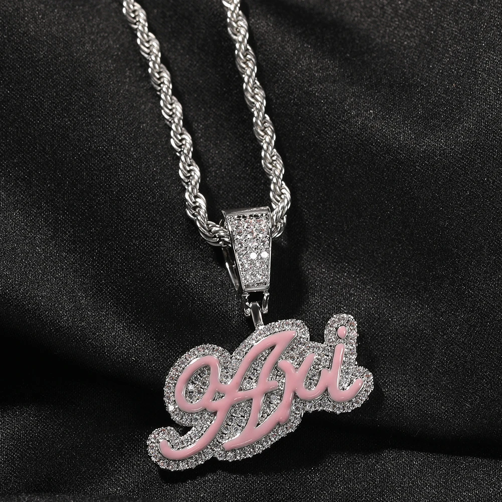 TBTK Personalized Name Necklace Bubble 