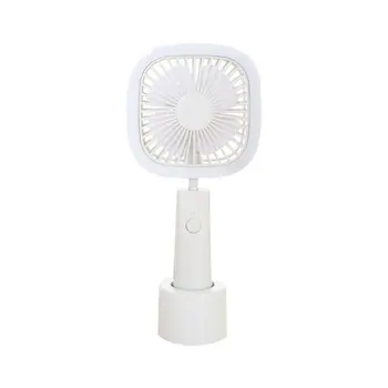 

Square LED Light Hand-held Desk Fan Cooler Handheld Air Conditioner Cooling Fan Summer Air Conditioner Cooler