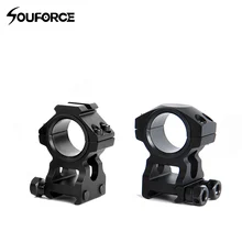 1 пара прицела Диаметр 25,4/30 мм крепление костюм 21,1 мм для фонарика/лазера/прицел охота