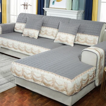 

Sofa Cover for Living Room Solid Color Dirt-proof Sofa Cover Elastic Protect Pet Dog Cushion Mat 1-3 Seats Sofa