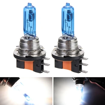 

1 Pair H15 Headlamp LED 12V Car Headlight Light Bulbs 100W 6000K-6500K Super White Car Headlight Universal For Cars