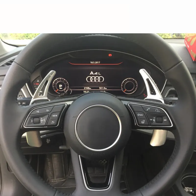 Автомобильный руль Алюминиевый DSG шифт весло переключения для Audi new TT (2015) TTS (2016) Q7