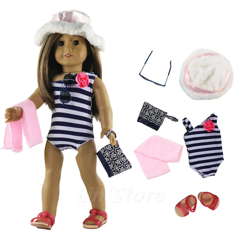 1 комплект одежды для куклы купальный костюм для 18 дюймов американская кукла много стилей для выбора A3