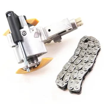 

HONGGE 1 Set 4.2 V8 Left Engine Camshaft Adjustment Tensioner + Chain For Phaeton Touareg A6 A8 RS6 077 109 087 P 058109229B