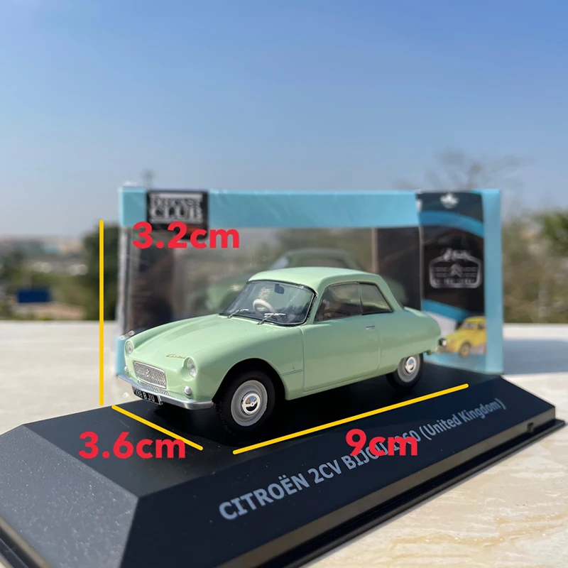 1: 43 Échelle Citroen 2cv Classic Car Model Alloy Diecast & Toy Véhicule  pour adultes Enfants Fans Cadeaux Collectionnable Souvenir Display