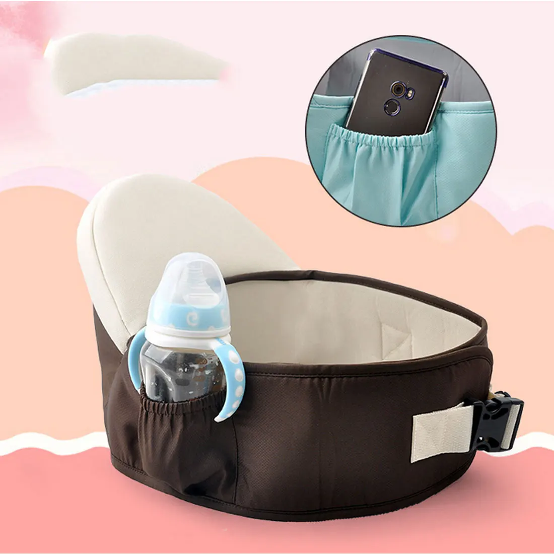 0-1Years Рюкзак Кенгуру Hipseat для младенцев стулообразные ходунки ребенка держать пояс Рюкзак Детские Комфорт Hipseat талии сиденье