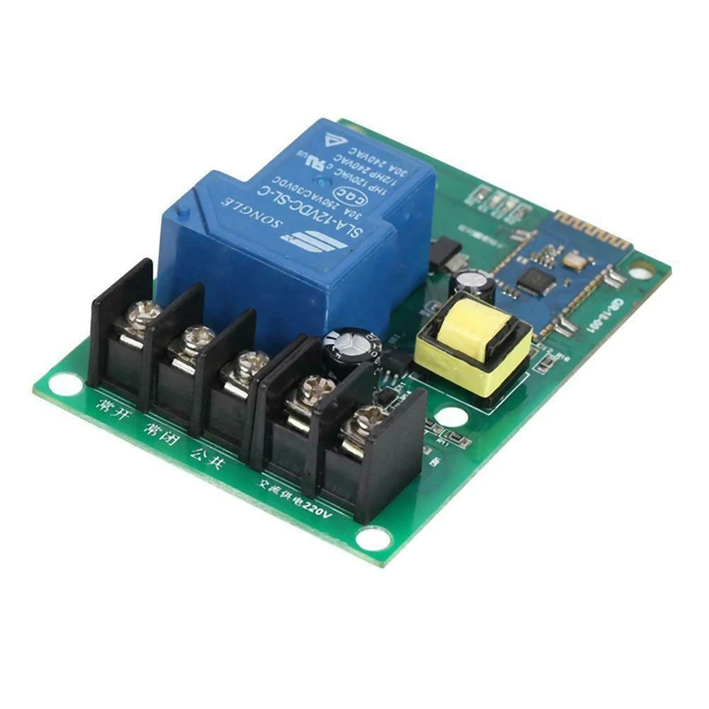 AC110-50V 10A/30A High Power Bluetooth 1 Way Relay Universal Motherboard Module 