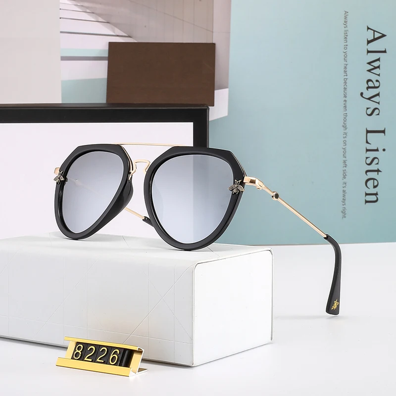 New Sunglasses Women Polarized Sunglasses Lady Luxury Retro Metal Sun Glasses Vintage Mirror Oculos De Sol Feminino UV400