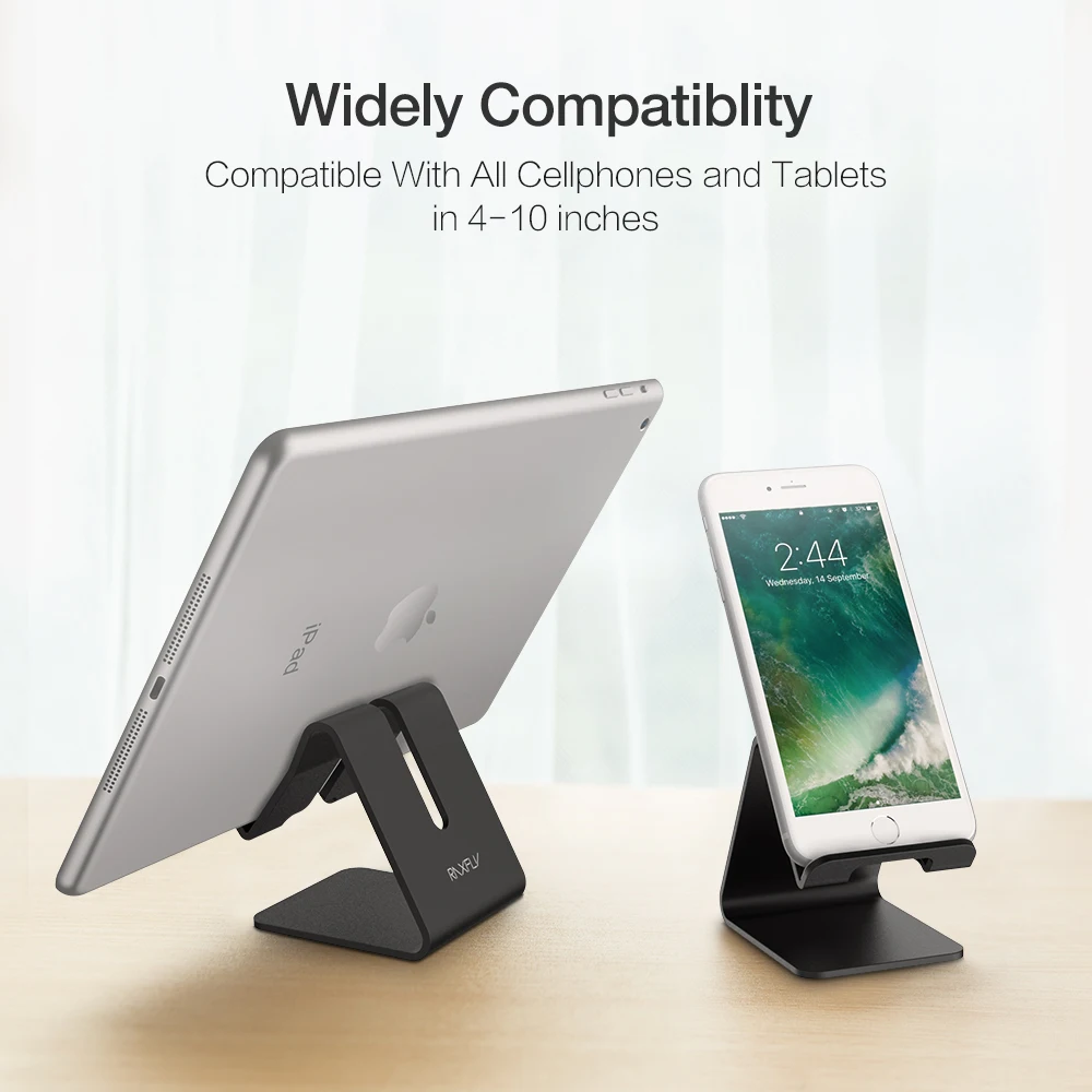 RAXFLY Aluminium Handy Ständer Halter Für iPhone X 8 7 6 Plus 5 5S SE Telefon Halter Universal desk