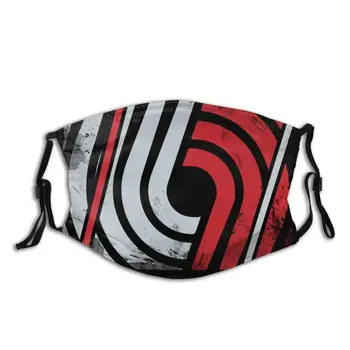 

protective mask with filter Oregon Map Basketball Full Primary Logo anti dust PM2.5 reuse adult teen child girl