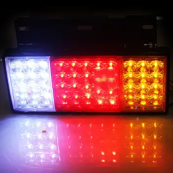 

2Pcs Waterproof Car LED Tail Light Rear Lamps Pair Boat Trailer 12V/24V Rear Parts For Trailer Truck Car light