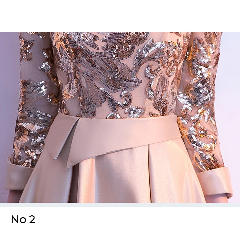 Empfohlen XTF3K Elegant Evening Party Dresses Golden Summer Long Formal Ladies Sexy 3/4 Sleeve Fashion Gown Dress Women Plus size 2019 Autumn Empfohlen XTF3K Elegant Evening Party Dresses Golden Summer Long Formal Ladies Sexy 3/4 Sleeve Fashion Gown Dress Women Plus size 2019 Autumn