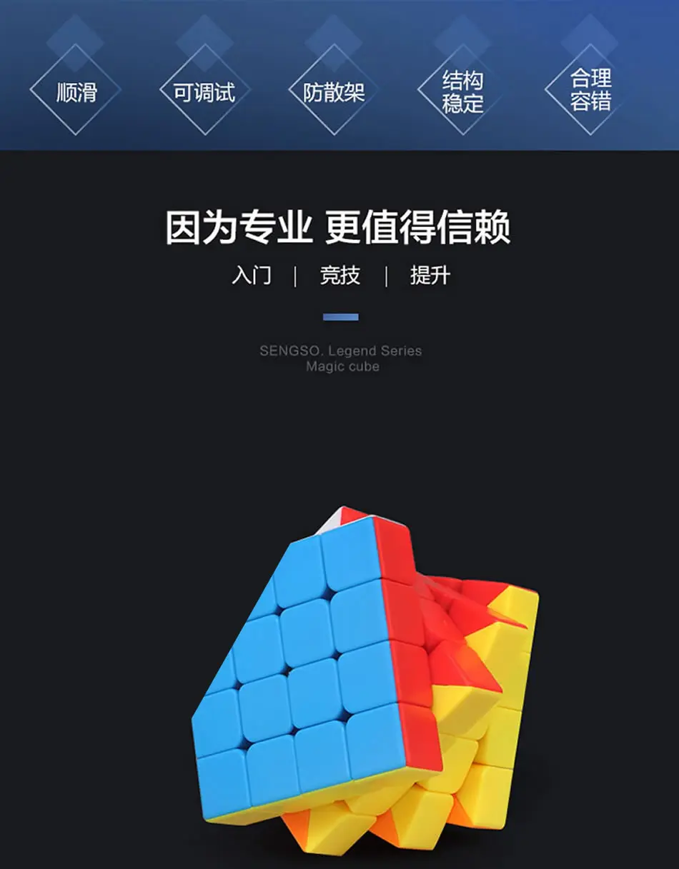 ShengShou Легенда 2x2x2 3x3x3, 4x4x4, 5x5x5, волшебный куб, SengSo Stickerless 2x2/oneplus 3/OnePlus x 3 4x4 5x5 Скорость головоломка развивающая игрушка-головоломка