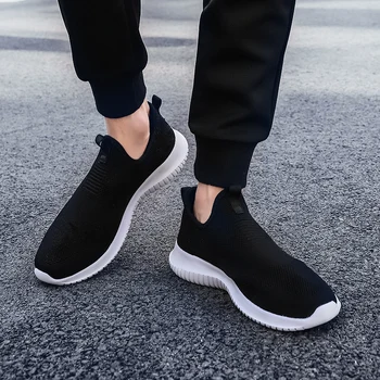 

Spring Autumn 2020 Men's Shoes Slip on Men's Casual Shoes with Lightweight, Comfortable, Breathable and Stylish Walking Sneakers