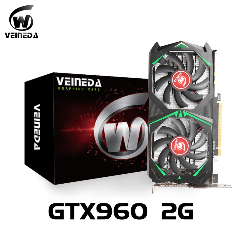고향 할인 Veineda 그래픽 카드 오리지널 Gtx 960 Gddr5 2gb 비디오 128bit