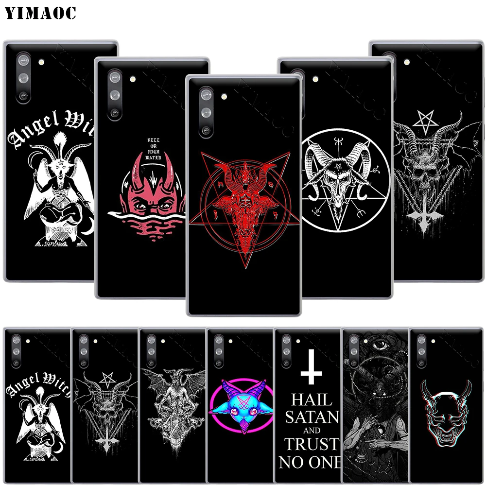 YIMAOC Devil Satan Case for Samsung Galaxy S10 S9 S8 S7 Plus A70 A60 A50 A40 A30 A20 A10 A50S A30S A20S | Мобильные телефоны и