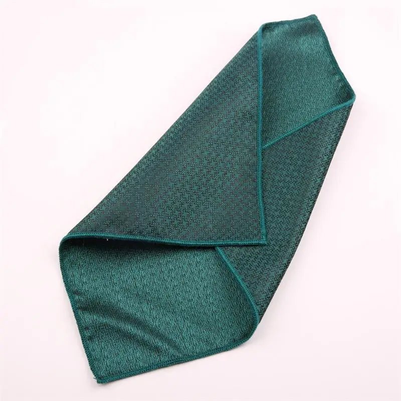 Горячее предложение для мужчин бизнес Винтаж атласная вышивка платок с узором пейсли Карманный квадратный цветочный полотенце для