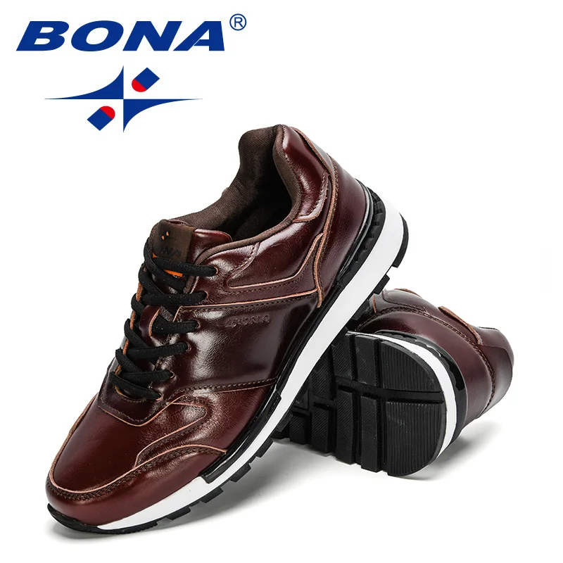 BONA New Designers Business Dress Shoes vera pelle formale ufficio uomo scarpe Party Fashion Wedding uomo calzature Trendy