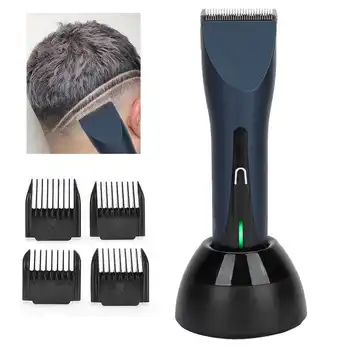 

Rechargeable Electric Hair Clipper Salon Barber Household Hair Trimmer Cutting Machine Styling Tool Blue Hair Styling Tools