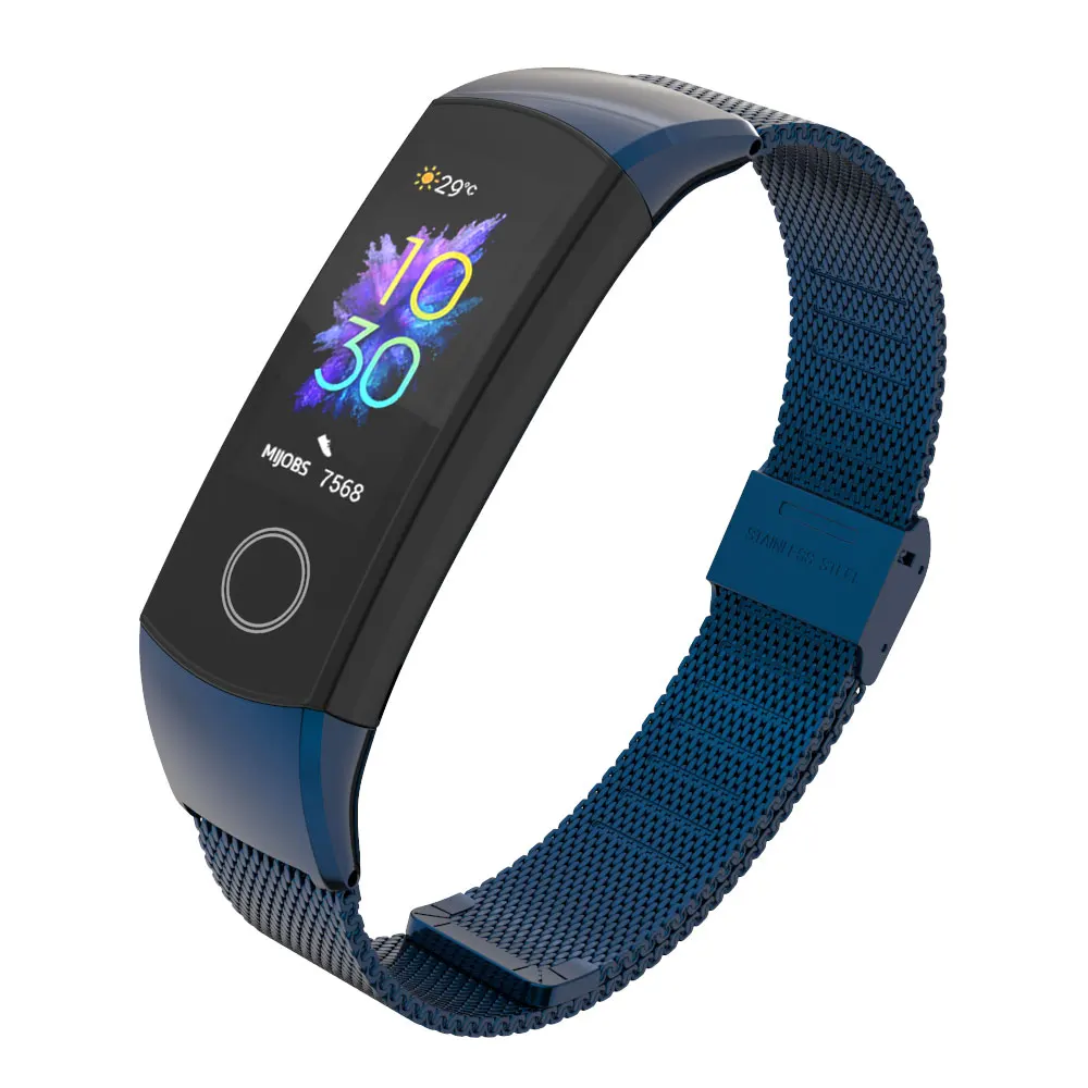 Ремешок на запястье для Huawei Honor Band 4/5 металлический ремешок смарт часов Миланский