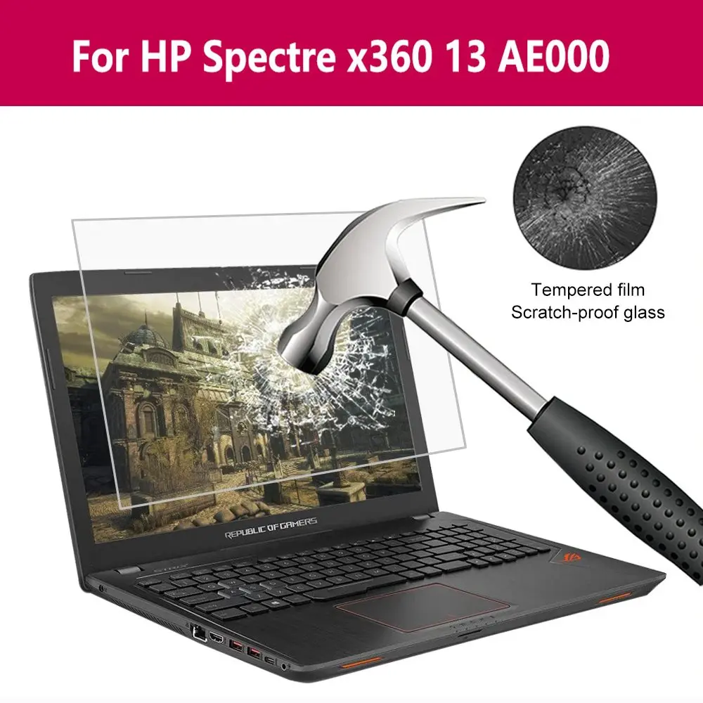 APS Protection Ecran Verre pour HP Spectre x360 13-ap0007na Film Protecteur Vitre 9H 