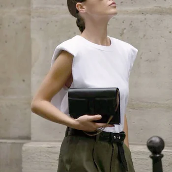 

Women's Sleeveless Tops Round Neck Women's Shirt Elegant Smooth Loose Casual Cotton Shirt 2020 New