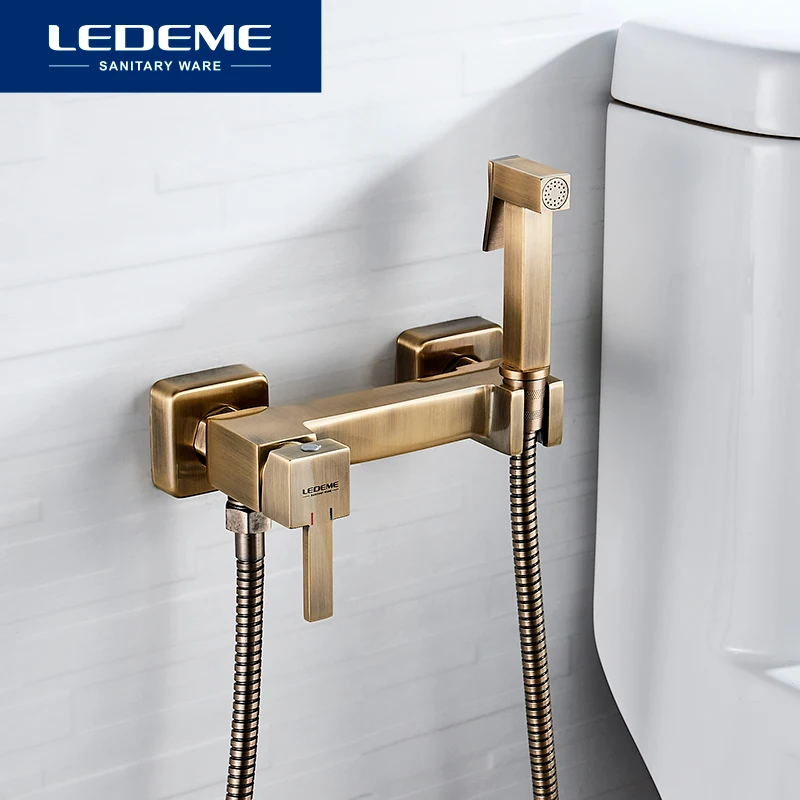 

LEDEME Toilet Bidet Faucet Set with Handheld Cleaning Faucets Women Bidet Anal Wash Shower L5398-7 L5398A-7 L5398C-7 L5398B-7
