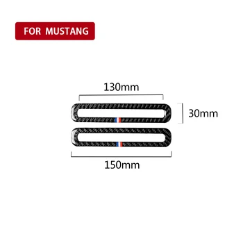 

1 Pair Air Vent Trim Carbon Fiber Door Black Decor Replacement Practical