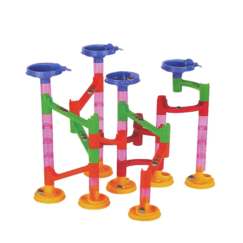 WEPBEL marble Run Racing, детские строительные блоки для мальчиков, креативная игра-головоломка(Размер: 22x8x16 см - Цвет: 2