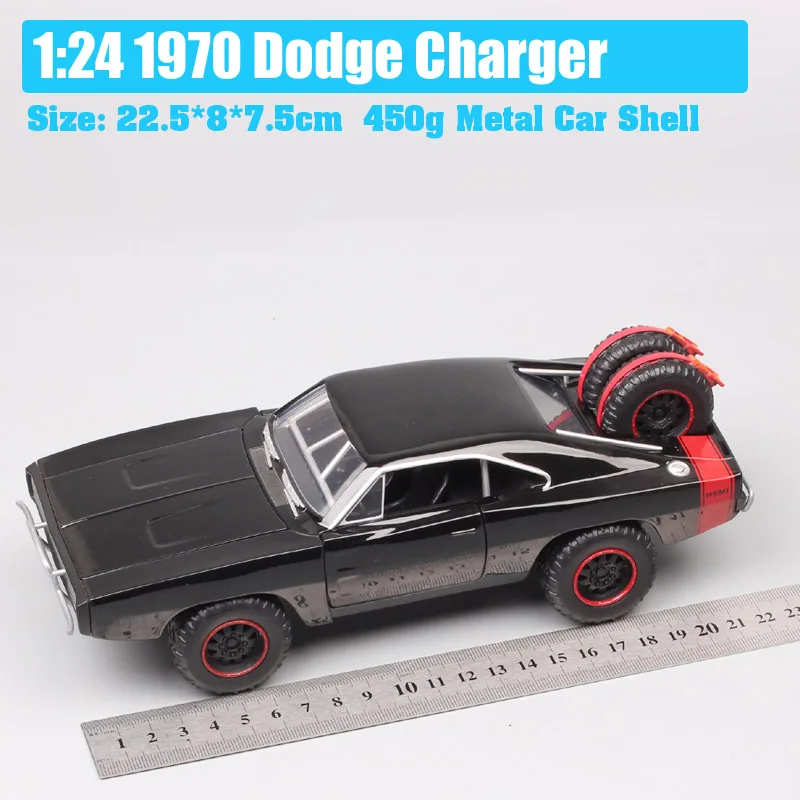 1:24 Масштаб Jada большой 1970 Dodge зарядное устройство мышцы гоночный автомобиль литой автомобиль металлический игрушечный автомобиль модель миниатюрный хобби коллектора