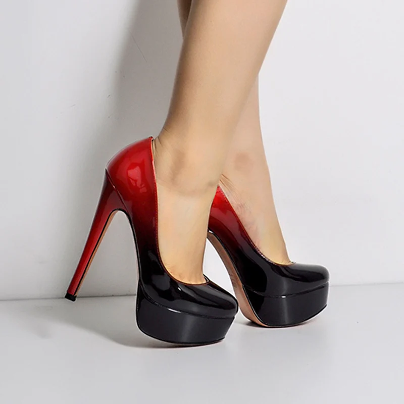 Onlymaker Women's Platform Thin Heels Sexy Stiletto 16cm High Heel