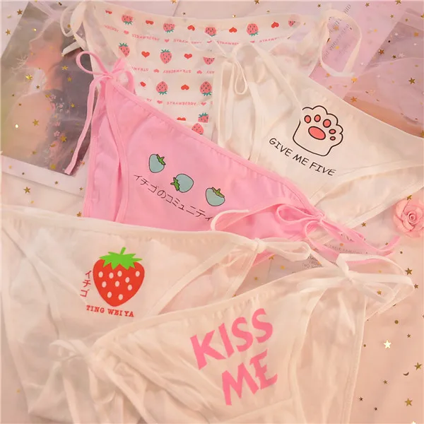 Новое японское молодежное студенческое нижнее белье с бретельками сексуальное