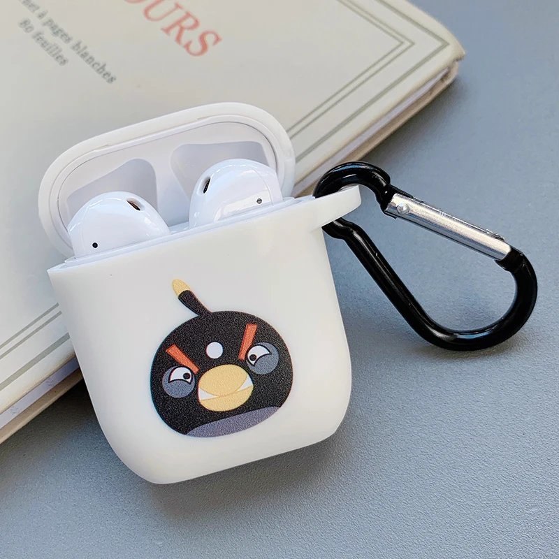 Мультфильм для Apple Airpods чехол силиконовые милые аксессуары для Airpods 2 Наушники коробка Беспроводная Bluetooth гарнитура защитный чехол - Цвет: 734