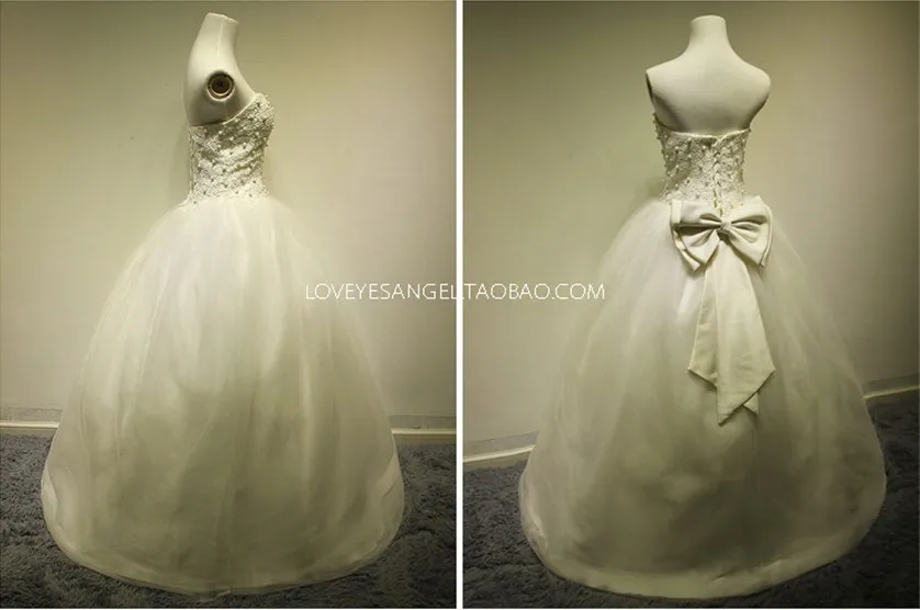 Свадебные бальный наряд повязки Casamento, украшенная жемчугом и кружевом; модель с короткими рукавами vestido de noiva Модный Романтический торжественное платье