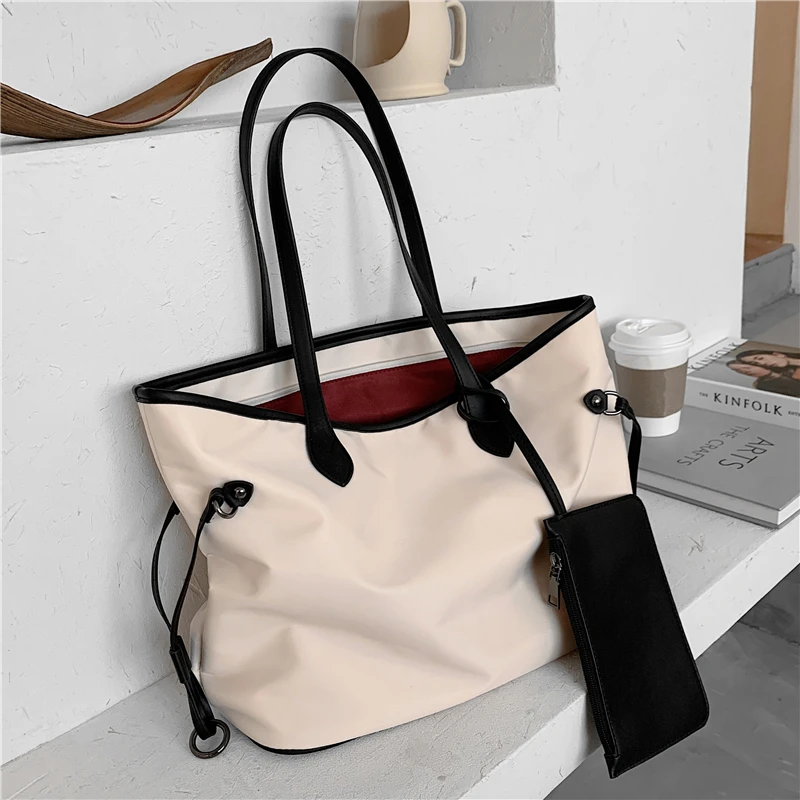 

Burminsa Causal Oxford Big Women Tote Bags Unique Design Shopper Ladies Handbags Large Capacity Work Female Shoulder Bags 2020