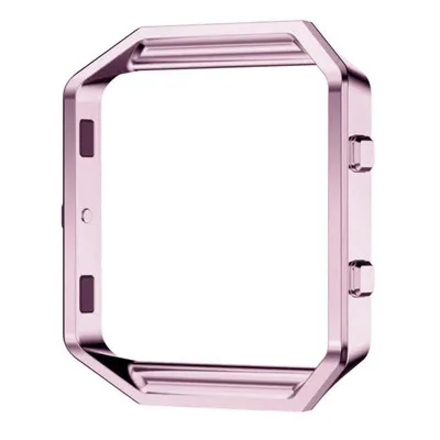 Girl powder Рамка чехол оболочка для Fitbit Blaze из нержавеющей стали запасной чехол трекер активности Смарт-часы аксессуары - Цвет: Girl powder